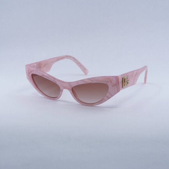 🕶️ New Dolce & Gabbana DG4450 323113 Sunglasses - Pink Marble Frame - Picture 3 of 11